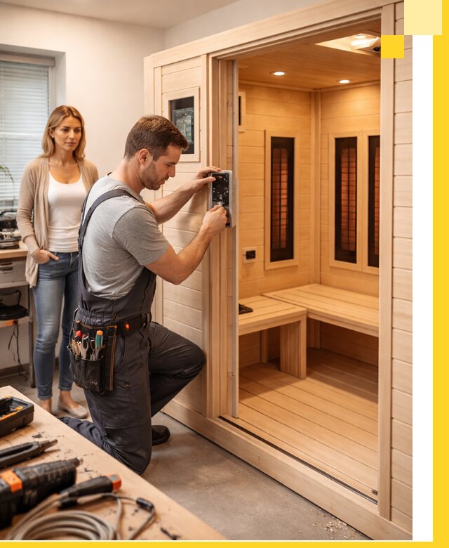 Инфракрасные сауны под ключ в Бугульме продажа и установка