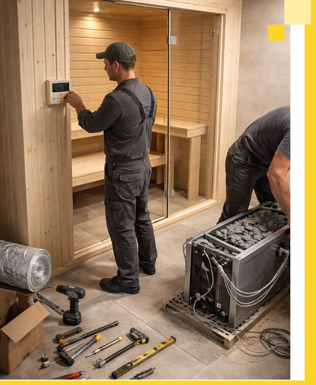 Поставка, установка и монтаж электрических саун в Бугульме