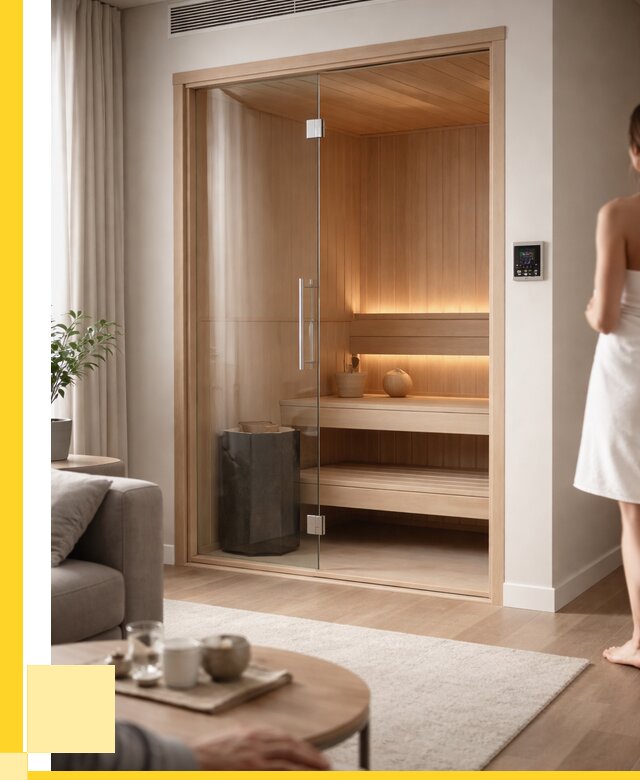 Сауна в квартире под ключ в Бугульме от 121296 р. ЭриданБгл