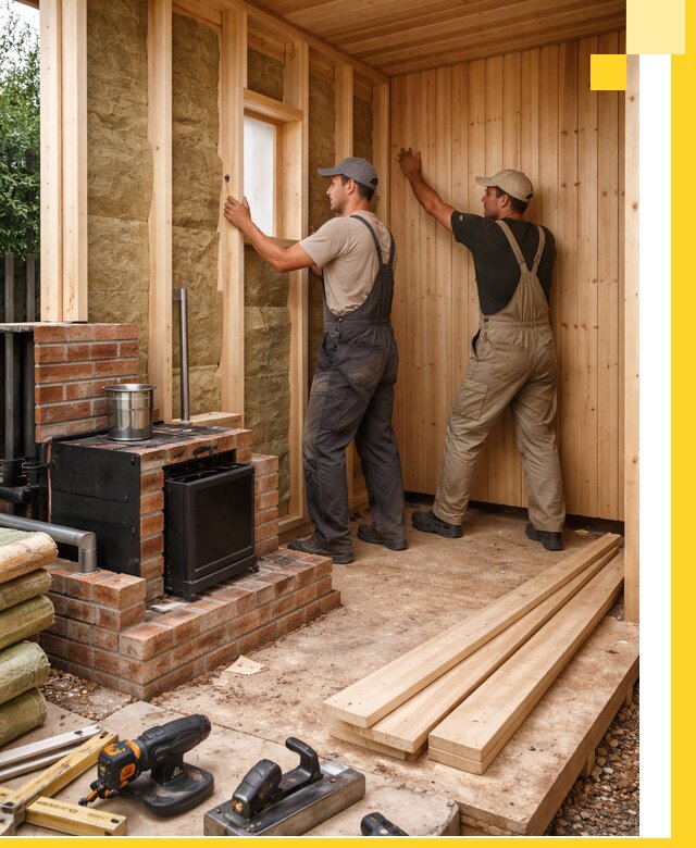 Строительство и установка дачных саун под ключ в Бугульме