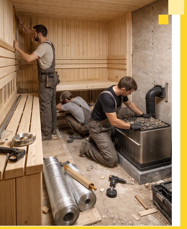 Индивидуальные сауны на заказ в Бугульме под ключ, проект и монтаж