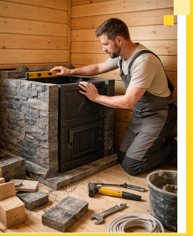 Производство и установка печей для саун под ключ в Бугульме