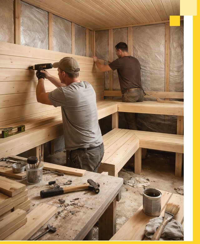 Профессиональная отделка бань и саун под ключ в Бугульме