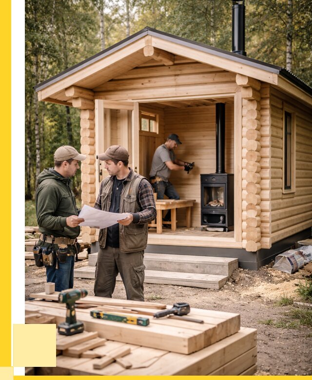 Монтаж бань под ключ в Бугульме — от 202160 р. | ЭриданБгл