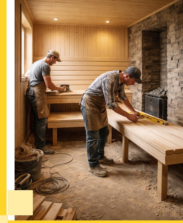 Отделка бани в Бугульме: внутренняя отделка от 3032 р. | ЭриданБгл