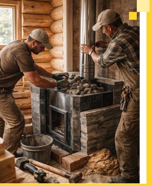 Строительство и отделка русских бань под ключ в Бугульме