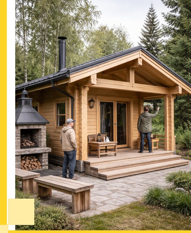 Деревянные бани под ключ в Бугульме от 454860 р. | ЭриданБгл