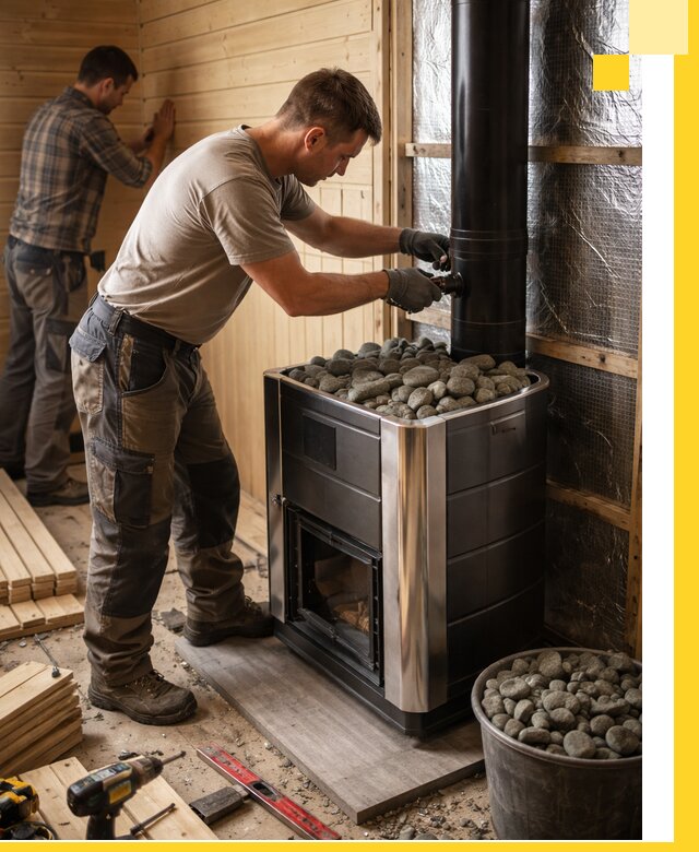 Проектирование и строительство парилок для бани в Бугульме под ключ