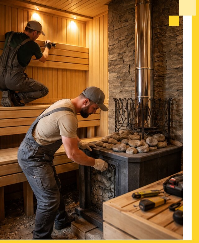 Комплексный дизайн бань, саун и зон отдыха в Бугульме