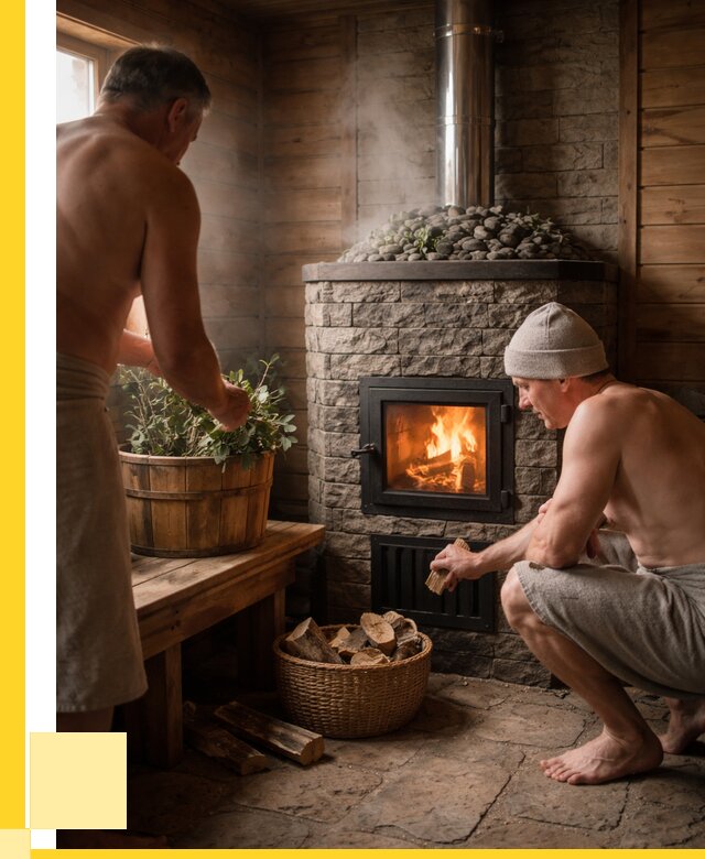 Банные печи под ключ в Бугульме от 45486 р. | ЭриданБгл кирпичная