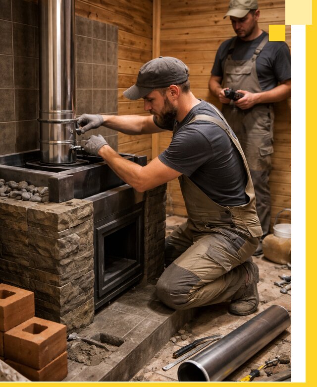 Изготовление и установка банных печей под ключ в Бугульме