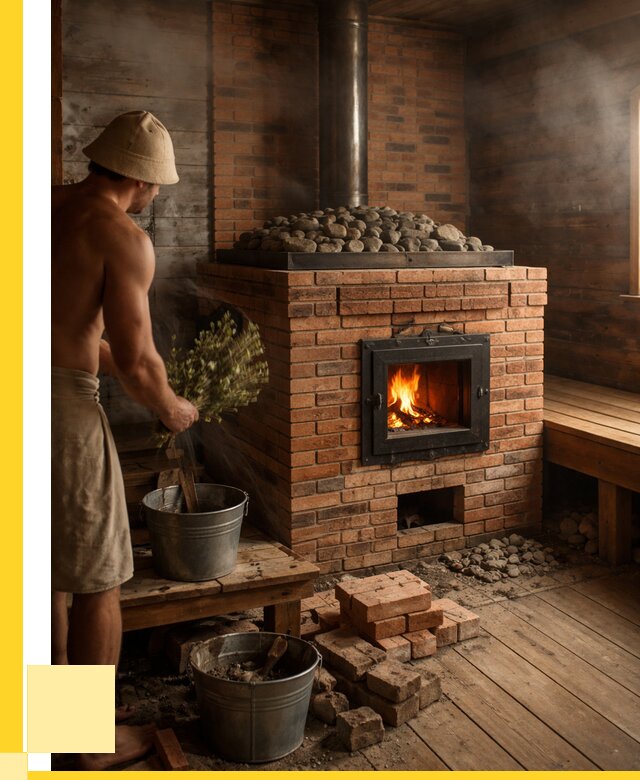 Кирпичные банные печи в Бугульме от 90972 р. | ЭриданБгл