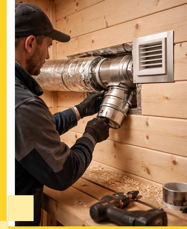 Монтаж вентиляции бани в Бугульме от 12130 р. | ЭриданБгл