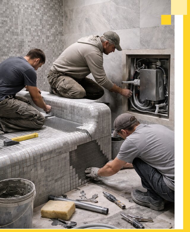 Проекты хамамов под ключ в Бугульме и дизайн и строительство