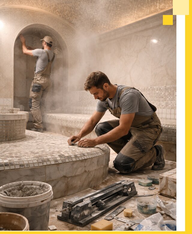 Профессиональный дизайн хамама и SPA под ключ в Бугульме