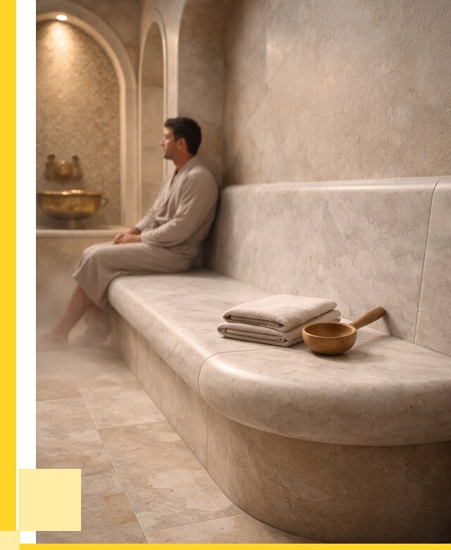 Сиденья для хамама в Бугульме под ключ от 12130 р. | ЭриданБгл