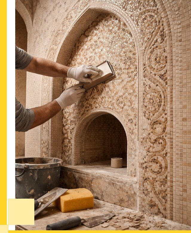 Мозаика для хамама в Бугульме под ключ от 5054 р. | ЭриданБгл