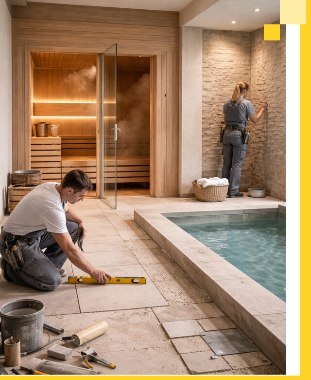 Комплексный дизайн и отделка интерьеров SPA под ключ в Бугульме